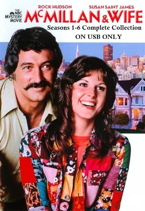 MCMILLAN & WIFE TV SERIES - COMPLETE COLLECTION SERIES 1-6 ON USB ONLY