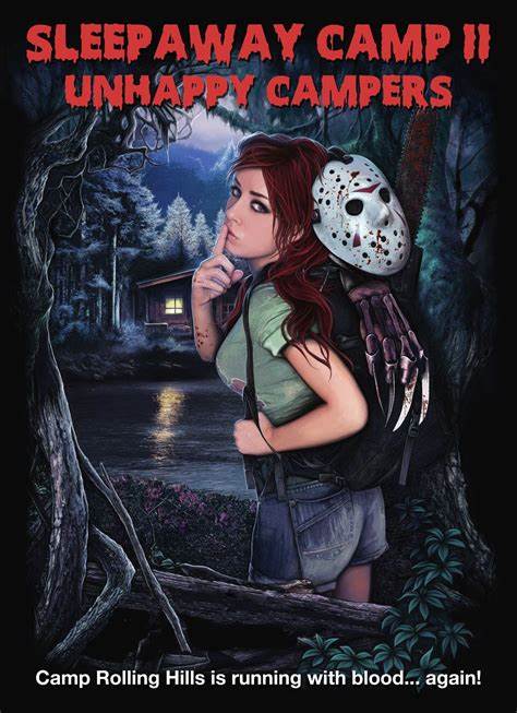 SLEEPAWAY CAMP 2:UNHAPPY CAMPERS - PUBLIC DOMAIN DVD ONLY NO CASE