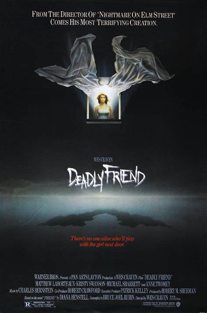 DEADLY FRIEND (18) Richard Marcus, Kristy Swanson - PUBLIC DOMAIN DVD ONLY NO CASE