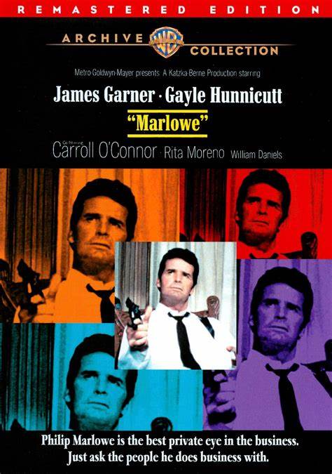 MARLOW (1969) James Garner, Gayle Hunnicutt, Carroll O'Connor, Rita Moreno - Public Domain DVD NO CASE