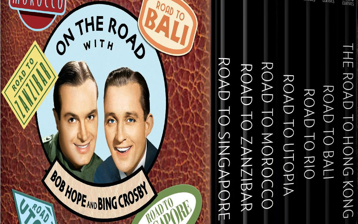 BOB HOPE AND BING CROSBY - THE ROAD COLLECTION 7 Public Domain Movies ON USB