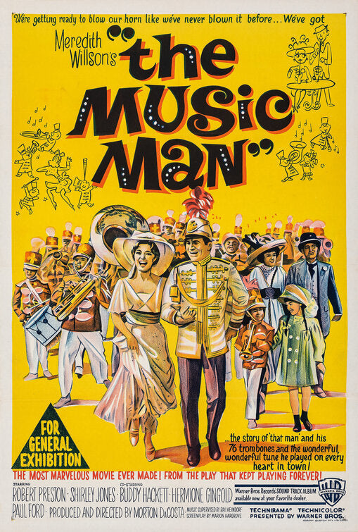 THE MUSIC MAN (1962) (U) PUBLIC DOMAIN DVD ONLY NO CASE