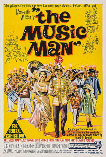 THE MUSIC MAN (1962) (U) PUBLIC DOMAIN DVD ONLY NO CASE