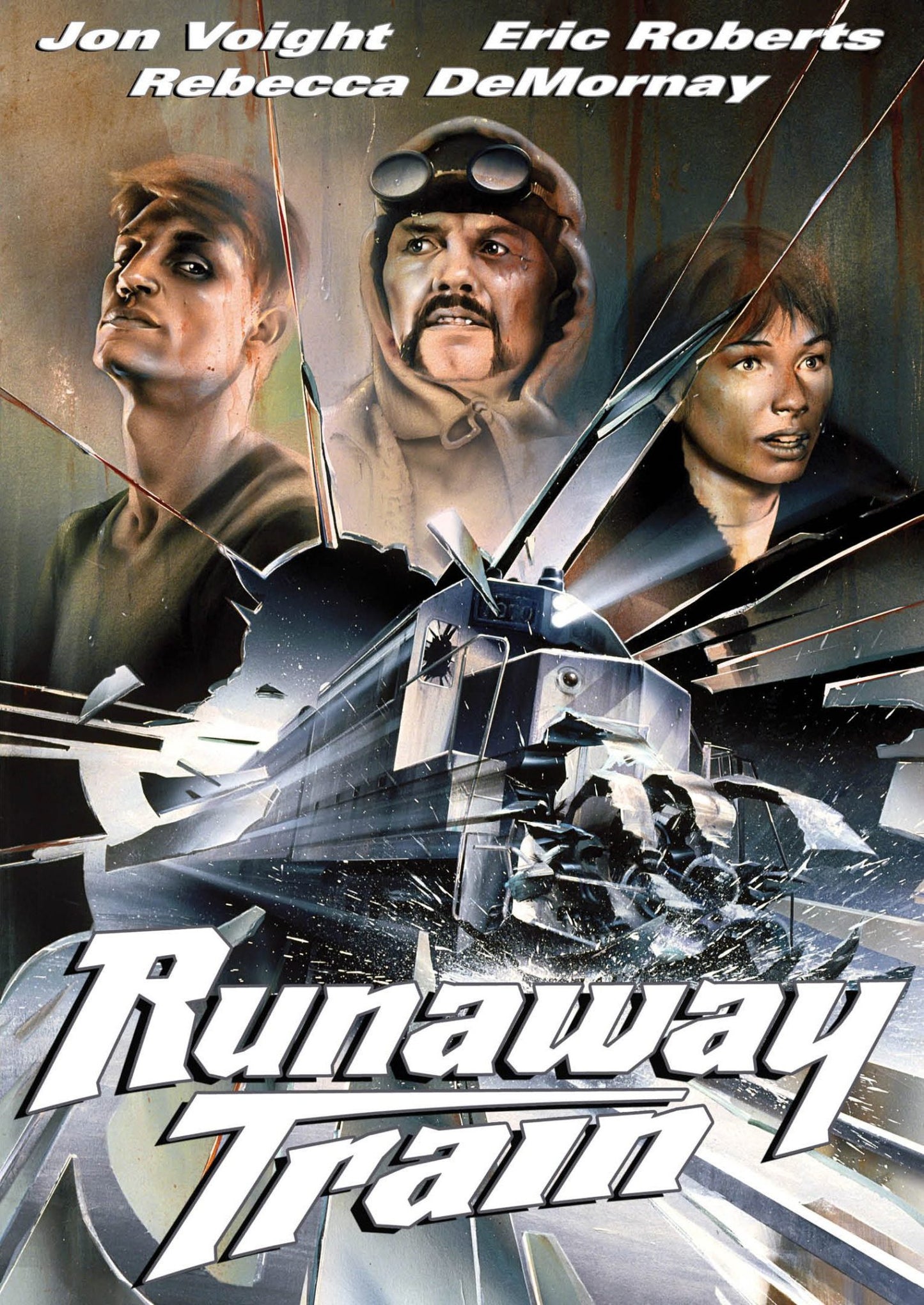 RUNAWAY TRAIN (1985) Jon Voight, Eric Roberts, Rebecca De Mornay - Kenneth McMillan - Public Domain DVD (No Case)