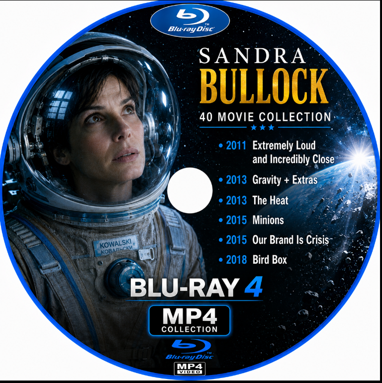SANDRA BULLOCK — 42 MOVIE COLLECTION ON x5 BLU-RAY