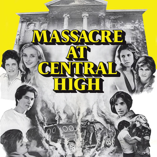 MASSACRE AT CENTRAL HIGH (1976) Derrel Maury,Andrew Stevens,Robert Carradine, - Public Domain DVD NO CASE RARE !