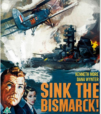 SINK THE BISMARK (1960) - Starring - Kenneth More,Dana Wynter - Public Domain Movie Disc