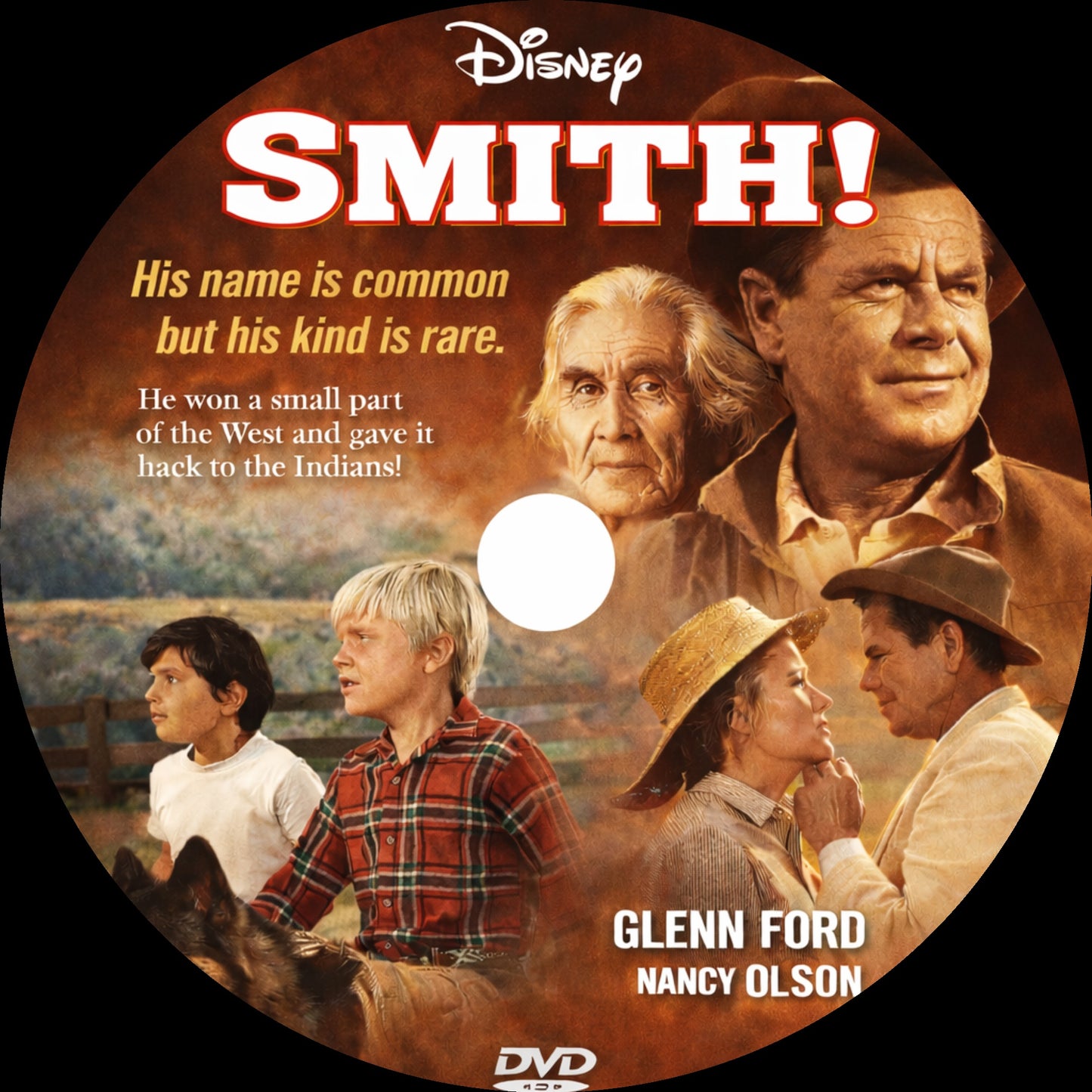 SMITH (1969) Nancy Olson,Keenan Wynn,Tommy Kirk,Joanna Moore,Leon Ames,Ken Murray - Public Domain DVD NO CASE