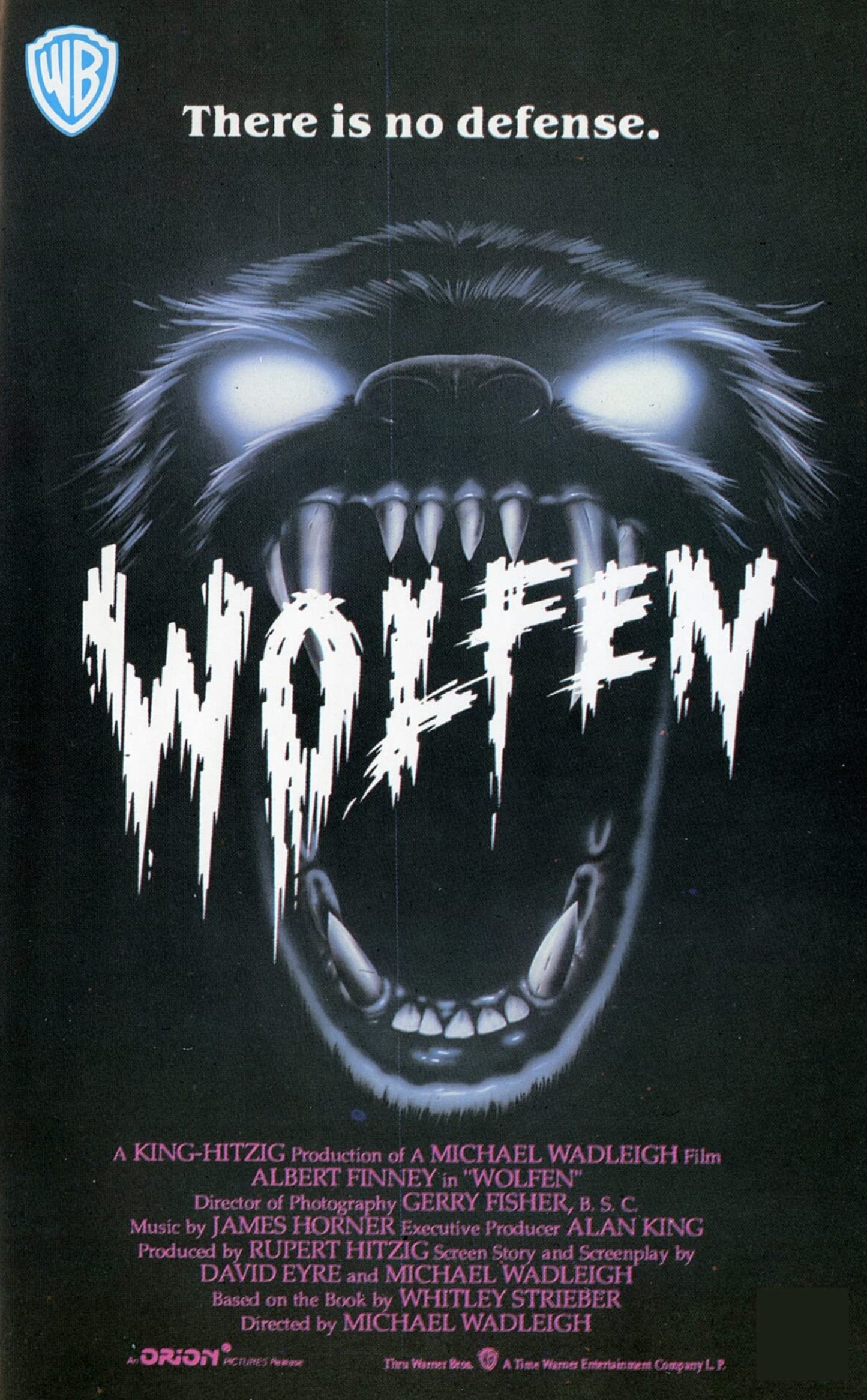 WOLFEN (1981) Albert Finney,Diane Venora,Edward James Olmos,Gregory Hines,Tom Noonan- PUBLIC DOMAIN DVD ONLY NO CASE