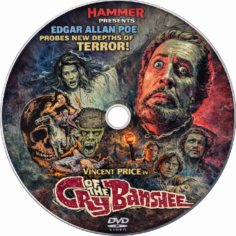 CRY OF THE BANSHEE  (1970)  Vincent Price - Public Domain Movie DVD NO CASE