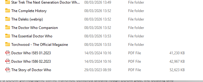 DR WHO MASSIVE RETRO COMICS MAGAZINE & ANNUALS COLLECTION CBZ 100GB Format ON USB