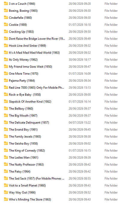 DEAN MARTIN & JERRY LEWIS COLLECTION - 64 MOVIE COLLECTION & 111 RADIO SHOWS ON ONE  PLUG & PLAY USB (Copy)