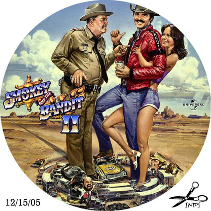 SMOKEY AND THE BANDIT COLLECTION 1-2-3 (1977-83)  Burt Reynolds, Jackie Gleason, Jerry Reed, Mike Henry, Sally Field  - Public Domain Movie DVD NO CASE
