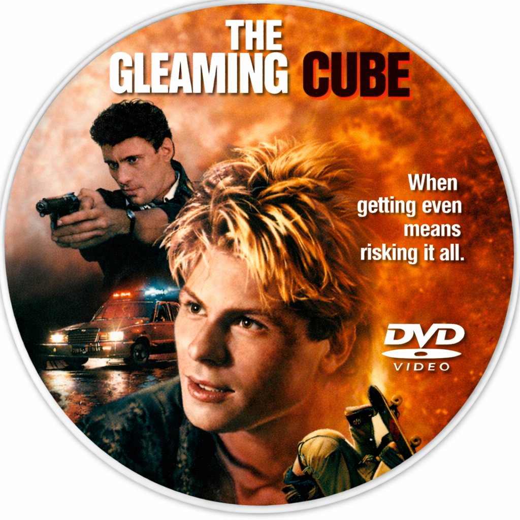 GLEAMING THE CUBE (1989) - Starring - Christian Slater, Steven Bauer - PUBLIC DOMAIN DVD ONLY NO CASE