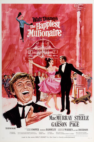 THE HAPPIEST MILLIONAIRE  (1967) Tommy Steele - Public Domain DVD NO CASE RARE !