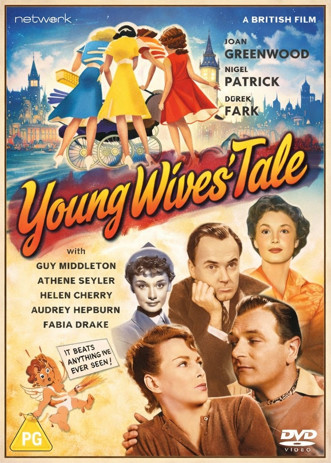 YOUNG WIVES TALE (1951) Audrey Hepburn - Public Domain Movie DVD NO CASE
