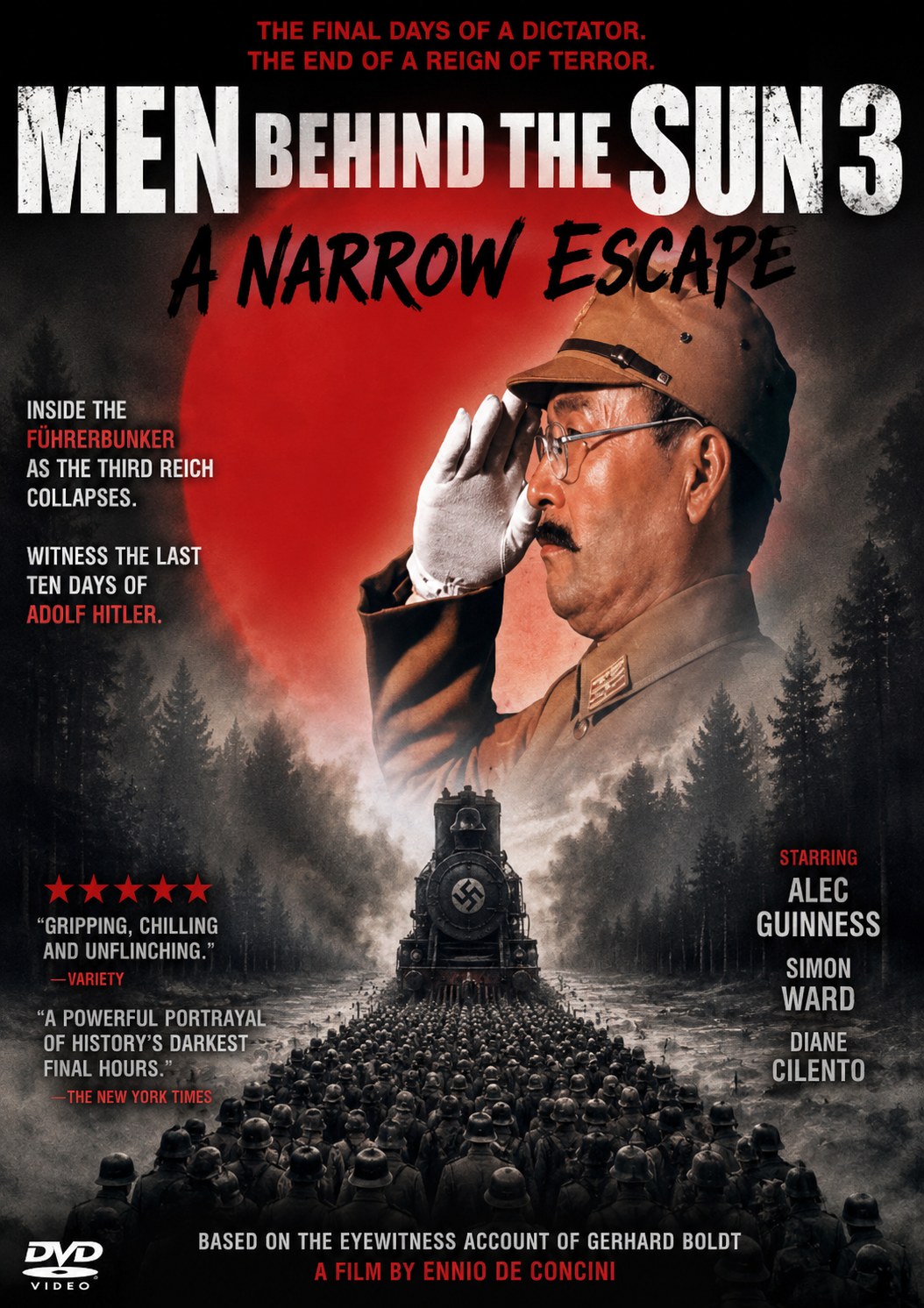 MEN BEHIND THE SUN 3: THE NARROW ESCAPE (1994) Te-Lo Mai, Andrew Yu, Gong Zhu - Public Domain Movie DVD NO CASE