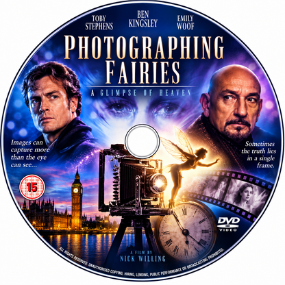 PHOTOGRAPHING FAIRIES (1997) Toby Stephens, Emily Woof, Ben Kingsley - Public Domain Movie DVD NO CASE