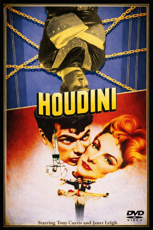 HOUDINI  (1953) TONY CURTIS - JANET LEIGH - Public Domain DVD NO CASE