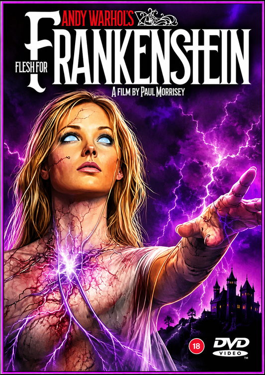ANDY WARHOL'S FLESH FOR FRANKENSTEIN (1973)  Udo Kier, Joe Dallesandro, Monique van Vooren and Arno Juerging - Public Domain Movie DVD NO CASE