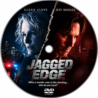 JAGGED EDGE (1985) Glenn Close Jeff Bridges Peter Coyote Robert Loggia - Public Domain Movie DVD NO CASE