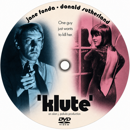 KLUTE (1971) Jane Fonda,Donald Sutherland,Charles Cioffi,Nathan George,Dorothy Tristan,Roy R. Scheider,Rita Gam - Public Domain Movie DVD NO CASE