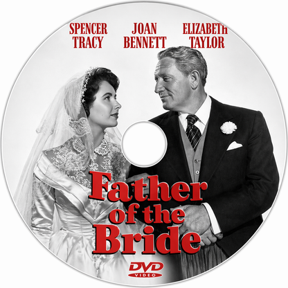 FATHER OF THE BRIDE (1950) Elizabeth Taylor - Public Domain Movie DVD NO CASE