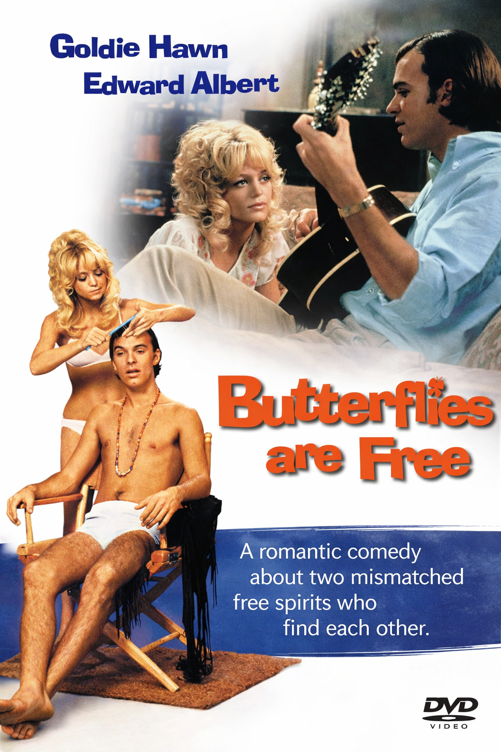 BUTTERFLIES ARE FREE  (1972) GOLDIE HAWN - Public Domain Movie DVD NO CASE