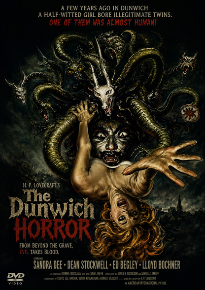 THE DUNWICH HORROR (1970) Sandra Dee,Dean Stockwell,Ed Begley - Public Domain DVD NO CASE