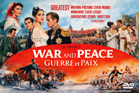WAR AND PEACE (1956)  Andy Griffith ,Ron Howard ,Don Knotts ,Howard Morris ,Jim Nabors - Public Domain Movie DVD NO CASE