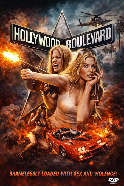 Hollywood Boulevard  (1976) Candice Rialson - Public Domain DVD NO CASE
