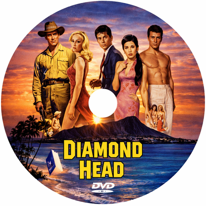 DIAMOND HEAD (1962) Charlton Heston ,Yvette Mimieux ,George Chakiris ,France Nuyen ,James Darren - Public Domain Movie DVD NO CASE