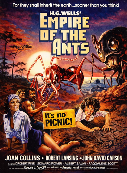 EMPIRE OF THE ANTS  (1977) Joan Collins - DVD, Public Domain DVD NO CASE