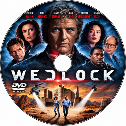 WEDLOCK (1991) Rutger Hauer, Mimi Rogers, James Remar, Joan Chen, Stephen Tobolowsky, Grand L. Bush - PUBLIC DOMAIN DVD ONLY NO CASE