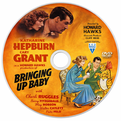 BRINGING UP BABY (1938) Katharine Hepburn,Cary Grant,- Public Domain DVD NO CASE