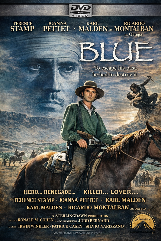 BLUE (1968) Terence Stamp,Joanna Pettet,Karl Malden,Ricardo Montalbán - DVD, Public Domain DVD NO CASE