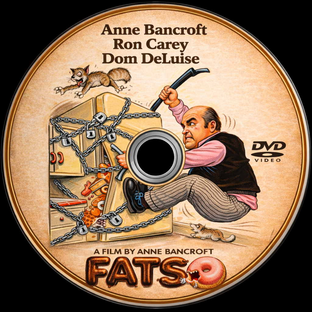 FATSO (1980) Dom Deluise - Public Domain DVD NO CASE