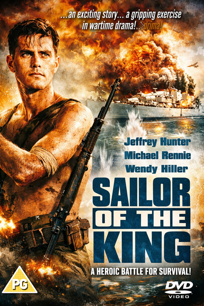 SAILOR OF THE KING (1953) Bernard Lee, Michael Renni - Public Domain DVD NO CASE
