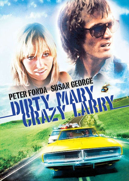 DIRTY MARY, CRAZY LARRY (1974) Susan George, Peter Fonda - Public Domain DVD NO CASE