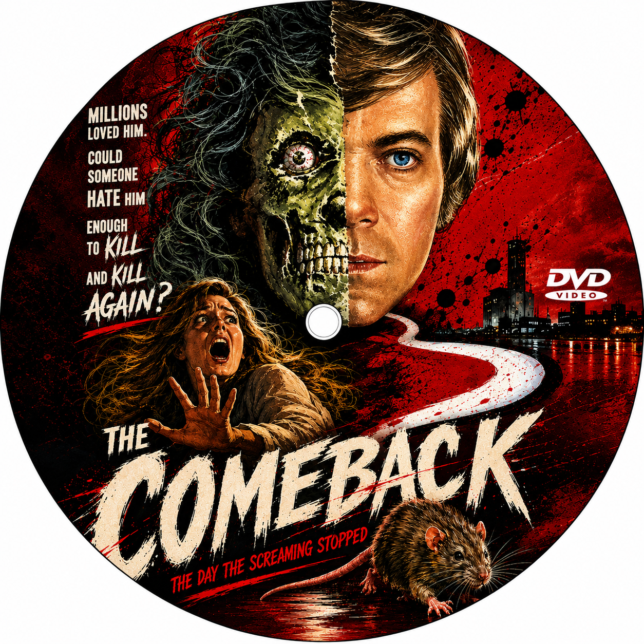 THE COMEBACK (1978) Jack Jones, Pamela Stephenson, David Doyle - DVD NO CASE