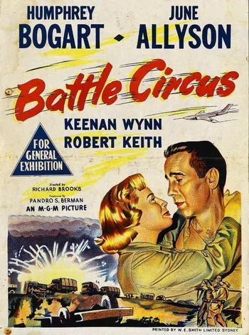 BATTLE CIRCUS (1942) Humphrey Bogart, June Allyson, Public Domain DVD NO CASE