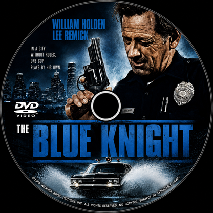 THE BLUE KNIGHT (1973) William Holden,Lee Remick,Joe Santos - Public Domain DVD NO CASE RARE !