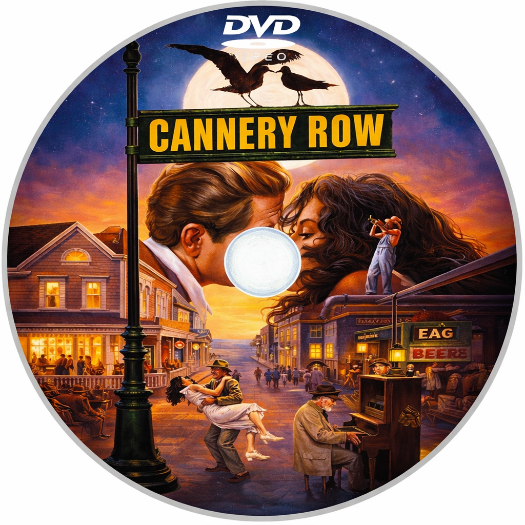CANNERY ROW (1982) Debra Winger, Nick Nolte - Public Domain DVD NO CASE