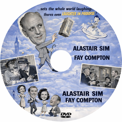 LAUGHTER IN PARADISE (1951) Alastair Sim, Fay Compton, George Cole, Guy Middleton, Hugh Griffith - Public Domain Movie DVD NO CASE