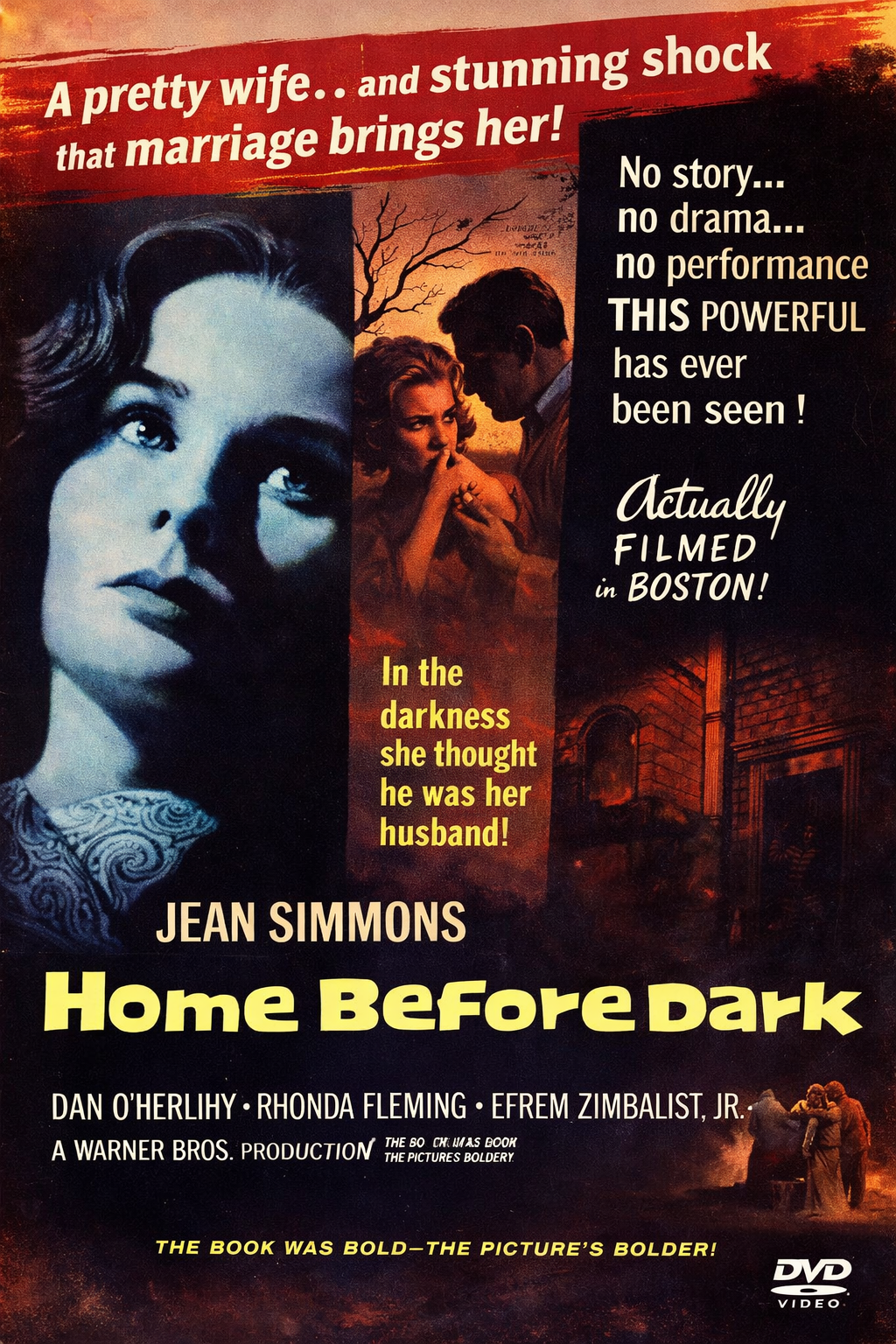 HOME BEFORE DARK (1958) Jene Simmons - Public Domain DVD NO CASE
