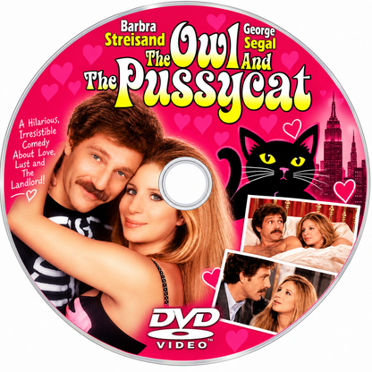 THE OWL AND THE PUSSYCAT (1970) Barbra Streisand, George Segal and Robert Klein - PUBLIC DOMAIN DVD ONLY NO CASE