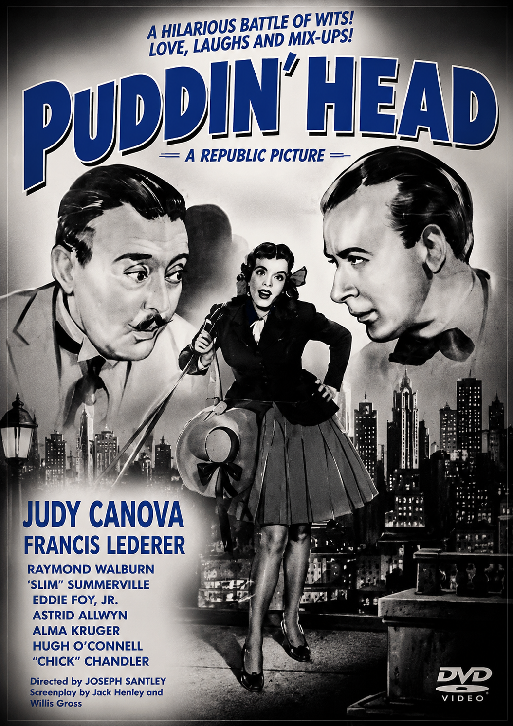 PUDDIN' HEAD (1941) Judy Canova, Francis Lederer, Raymond Walburn, Slim Summerville - Public Domain Movie DVD NO CASE