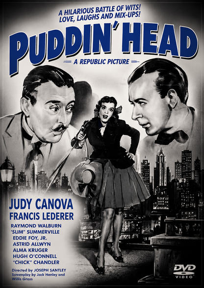 PUDDIN' HEAD (1941) Judy Canova, Francis Lederer, Raymond Walburn, Slim Summerville - Public Domain Movie DVD NO CASE