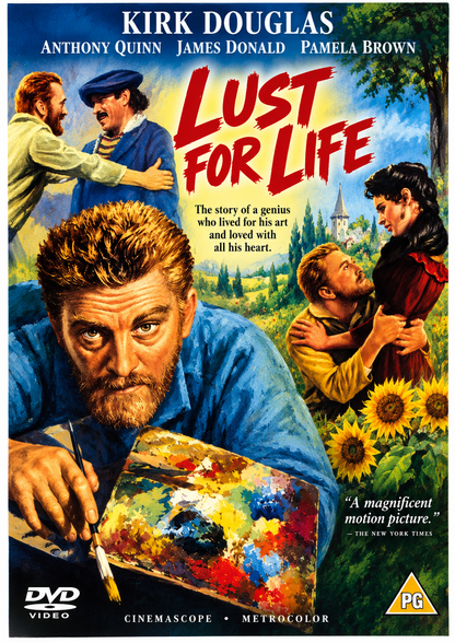 LUST FOR LIFE (1956) Kirk Douglas, Anthony Quinn, James Donald, Pamela Brown, Everett Sloane • - DVD NO CASE