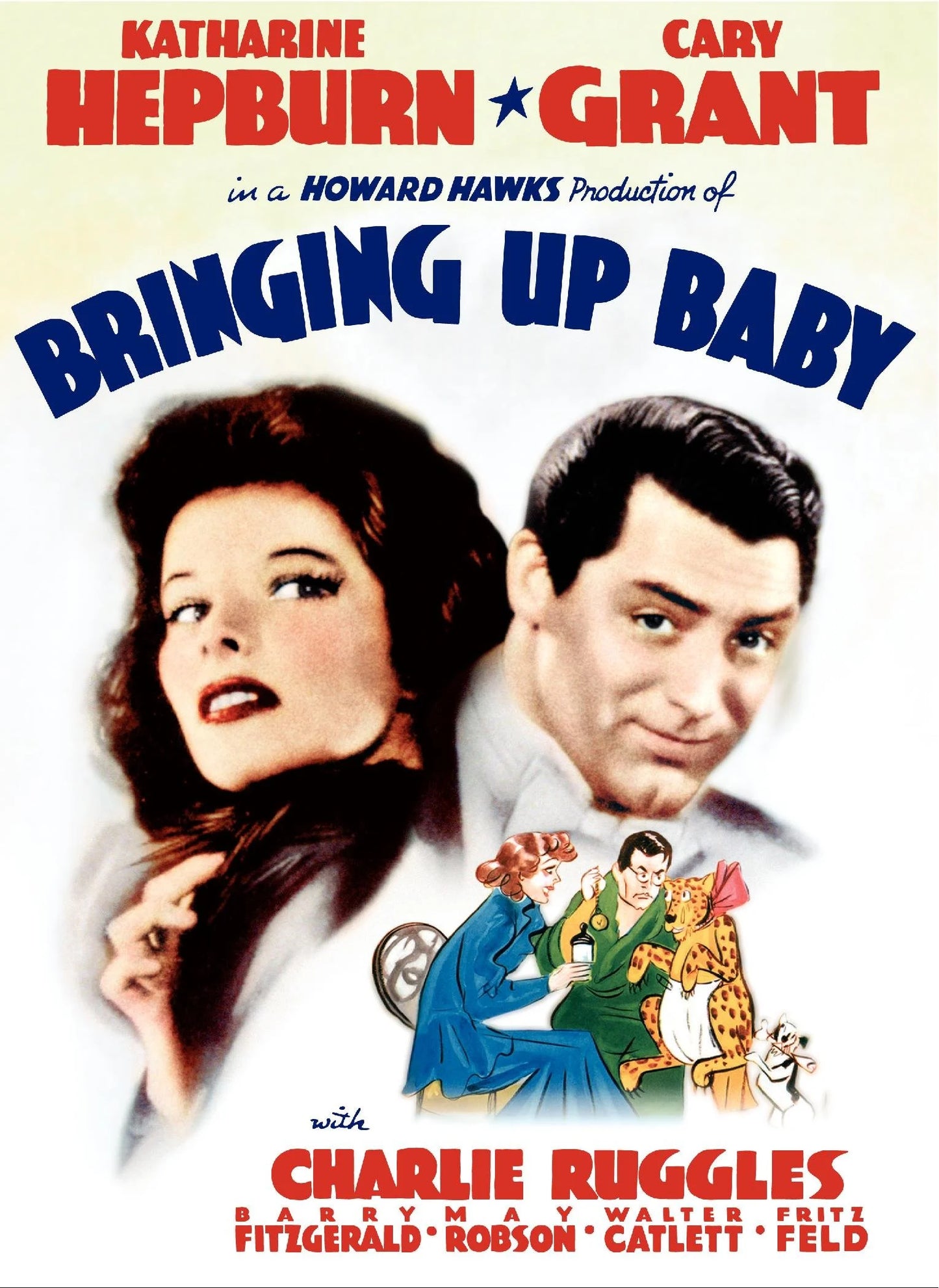 BRINGING UP BABY (1938) Katharine Hepburn,Cary Grant,- Public Domain DVD NO CASE